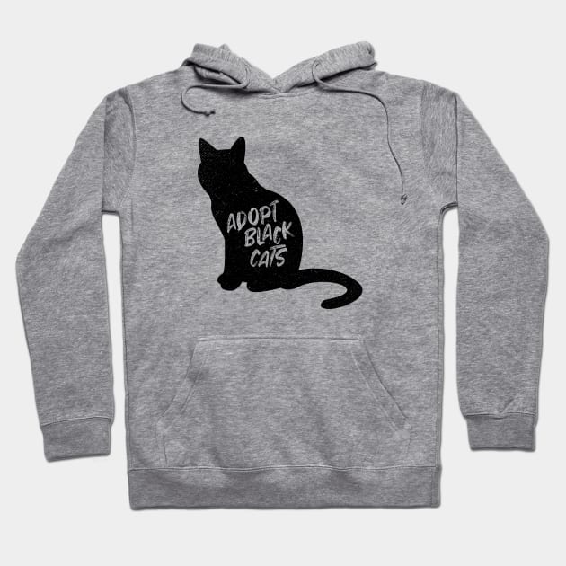 Adopt Black Cats Hoodie by Commykaze